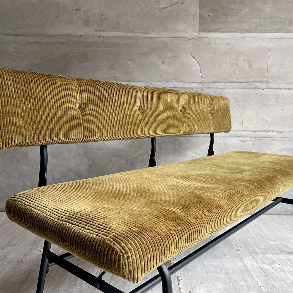 【学芸大学店】ジャーナルスタンダードファニチャー j.s.F パクストン PAXTON LD ベンチ ファブリック コーデュロイ アンバー アイアンフレーム インダストリアルテイスト 買取させていただきました。