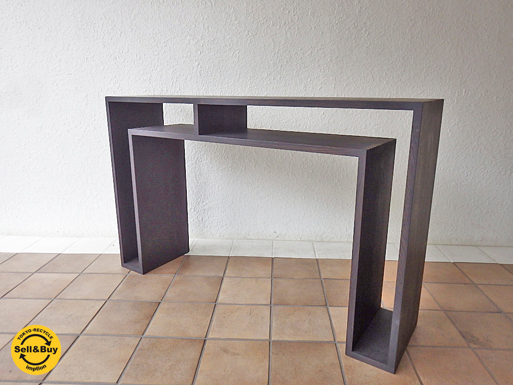 アボード abode ショージ SHOJI ラージ コンソールテーブル large console table 飾り棚 ～きめ細やかな高い技術が伺える～【 買取と販売とレンタルのお店 】