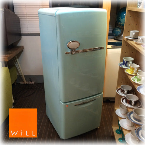 ◎経堂店 ノスタルジックモダンデザイン 『遊びゴコロと本物感』 ～ WiLL FRIDGE mini ウィルフリッジミニ 希少モデル ターコイズブルー 【買取と販売とレンタルのお店】