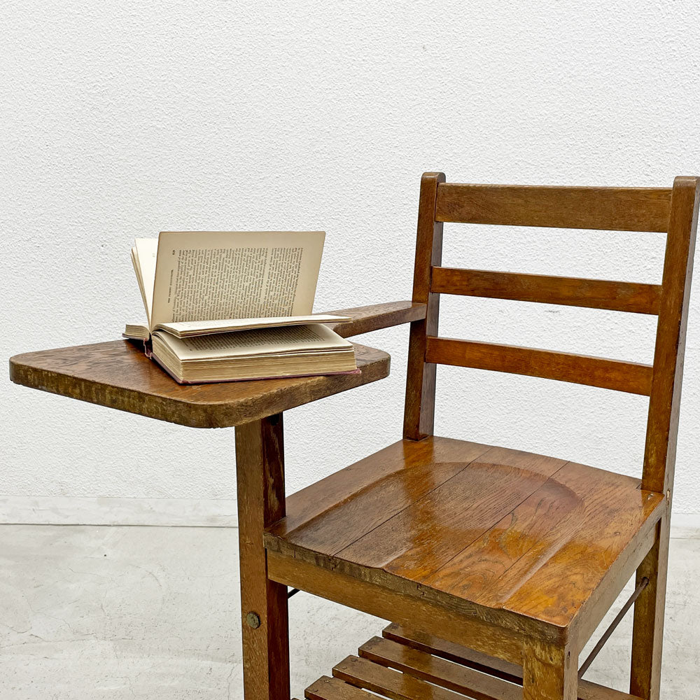 【登戸BASE店】USビンテージ Vintage スクールチェア テーブルセットチェア 木製椅子 米国家具 買取させていただきました。