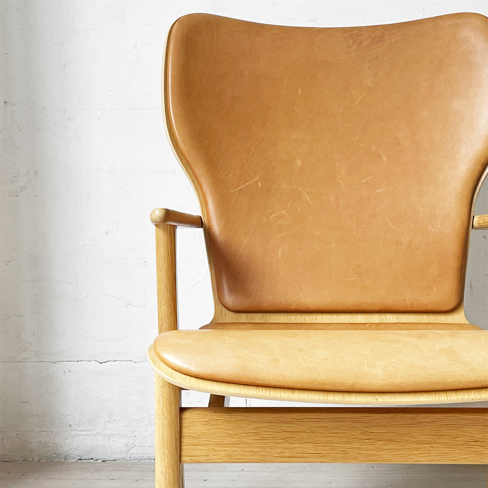 アルテック artek ドムス ラウンジチェア Domu Lounge Chair アームチェア オーク材 革張り スコープ SCOPE別注 イルマリ・タピオヴァーラ～あんたが大将～