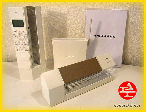 " amadana / アマダナ "　希少プロダクト！ スタイリッシュなデジタルコードレス電話機＋増設子機セット 『PT-408+PTS-408（ホワイト）』入荷！！ 【出張買取＆販売＆レンタル】