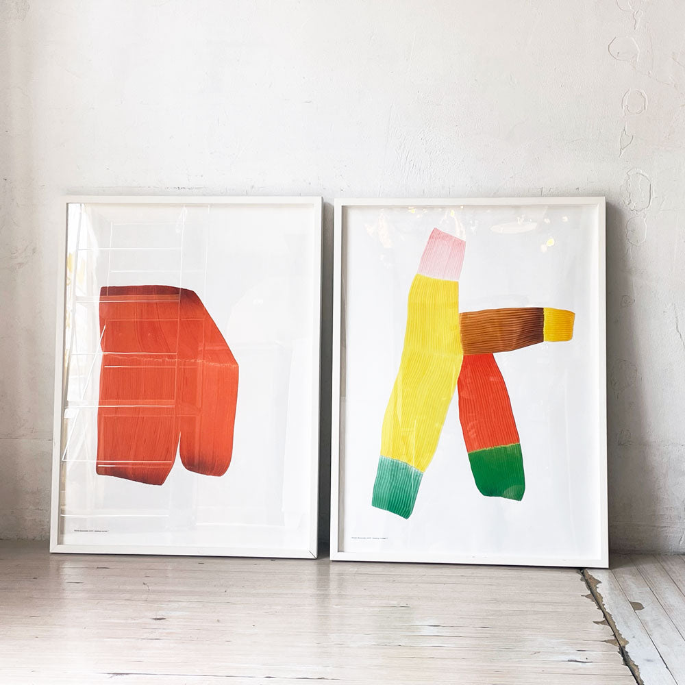 【下北沢店】ロングショップ The Wrong Shop ポスター Drawing 1 / Drawing 2 ロナン・ブルレック Ronan Bouroullec 額装品 イギリス UK 計2点 買取させていただきました。