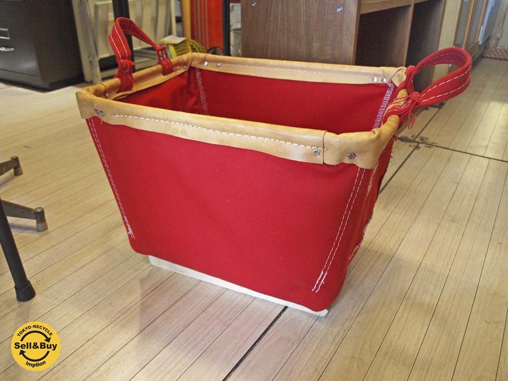 アクメファニチャー ACME FURNITURE STEELE CANVAS 1BU バスケット スチール レッド アメリカ 中古品 買い取りしました。下北沢店 出張買取もお任せ下さい。