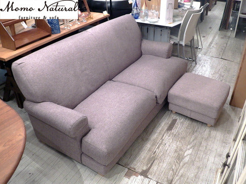 MOMO natural モモナチュラル Todd 3人掛けソファ カバーリング オットマン付 ～安らぎの時間をあなたに...【買取と販売とレンタルのお店】