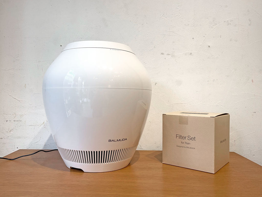バルミューダ BALMUDA レイン Rain 気化式 加湿器 ERN-1000UA-WK Wi-Fi対応 2014年製 新品フィルター付 スマート デザイン家電 中古品 買い取りしました。