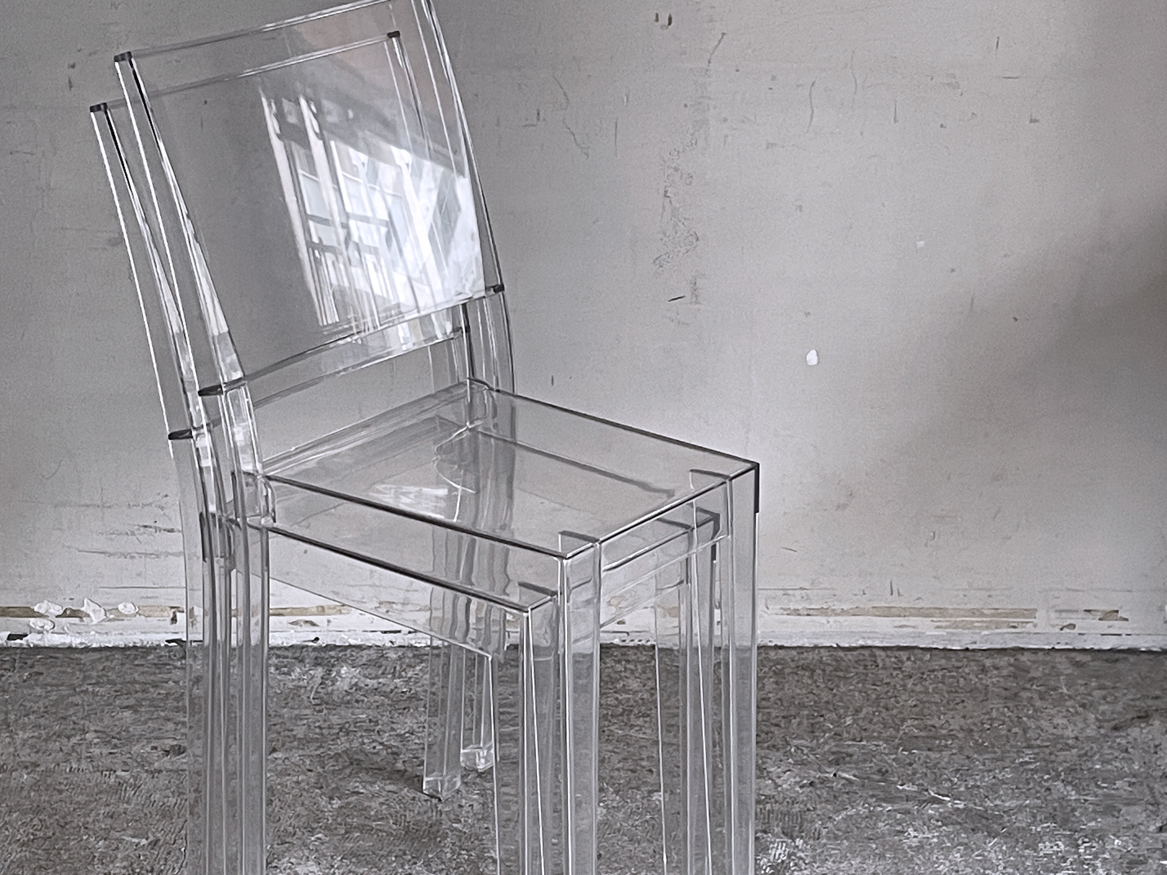 カルテル Kartell ラ マリー La Marie ダイニングチェア スタッキングチェア クリスタル ポリカーボネート フィリップ・スタルク 中古品 買い取りしました。