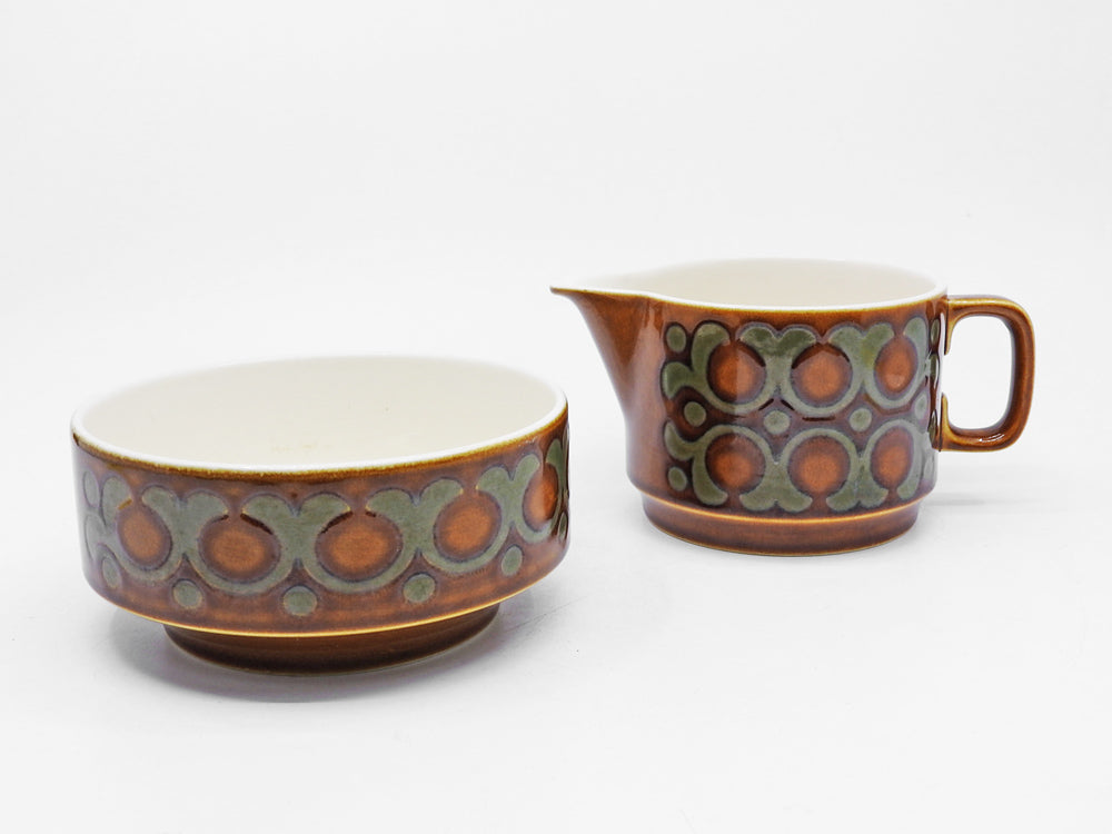 ホーンジー HORNSEA ブロンテ BRONTE ミルクピッチャー ＆ シリアルボウル イギリス ビンテージ  中古品 買い取りしました。
