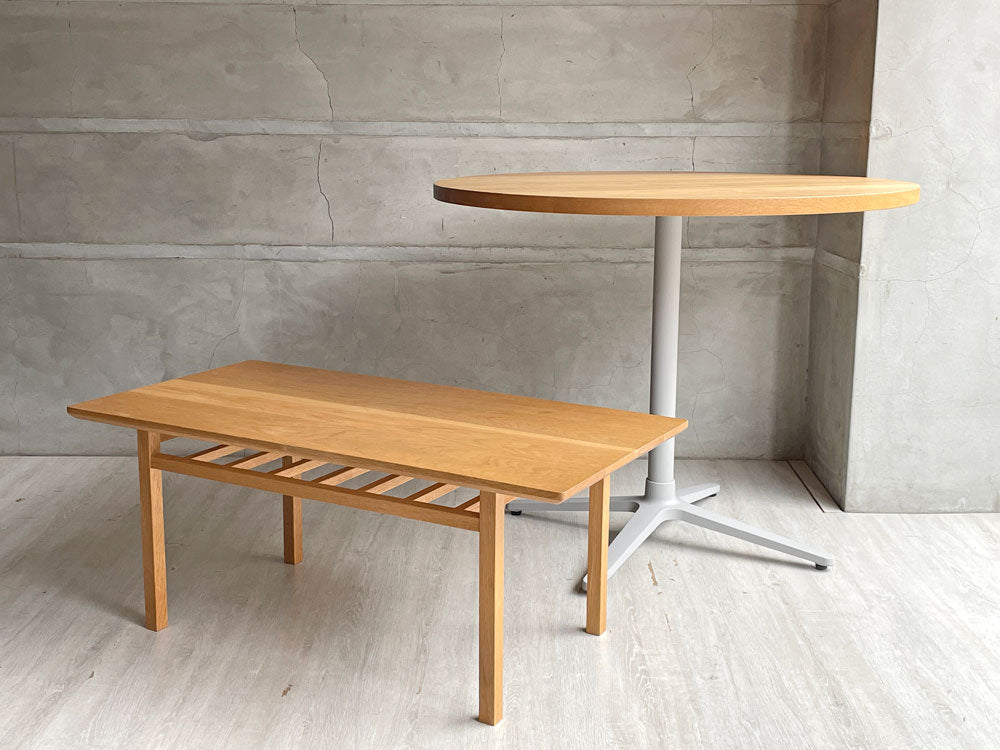 グリニッチ greeniche ラウンドカフェテーブル Round Cafe Table 900 ＆ニューノーマル ローテーブル Newnormal Low Table 900 中古品 買い取りしました。