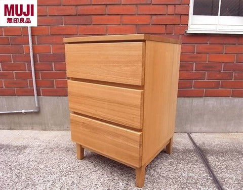 前回、前々回とご好評いただきました～無印良品/ＭＵＪＩタモ材 MINI チェスト 【買取＆販売＆レンタル】