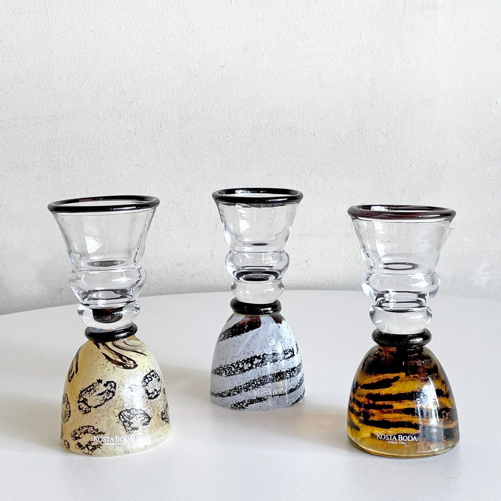 【自由が丘店】コスタボダ KOSTA BODA シェル・エングマン Safariシリーズ グラス レオパード ゼブラ タイガー 北欧 スウェーデン 買取させていただきました。