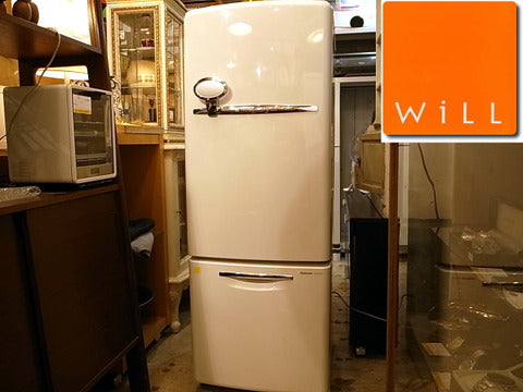 ノスタルジック デザイン Will FRIDGE Mini 冷蔵庫 NR-B16RA 2003年製 ～ 生活家電にもデザインは大事な要素です。【買取と販売とレンタルのお店】