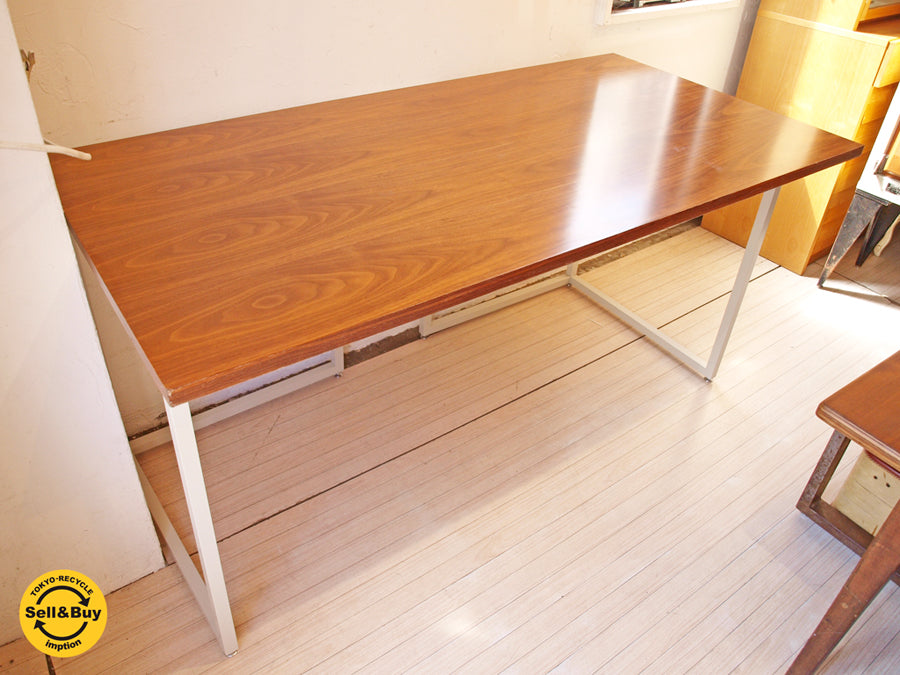 ビスレー BISLEY ウォールナット天板 Lフット デスクプラン Desk Plan イギリス 中古品 買い取りしました。下北沢店 出張買取もお任せ下さい。