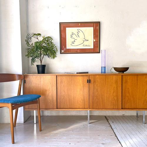 【下北沢店】ノル Knoll クレデンザ Credenza サイドボード W181cm ウォールナット レザーハンドル Florence Knoll ビンテージ 買取させていただきました。