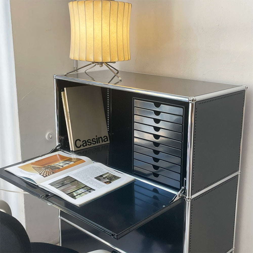 ユーエスエムハラー USM Haller モジュラーファニチャー Modular Furniture 1列3段 キャビネットシェルフ～デザインと機能性を兼ね合わせたモジュールファニチャー