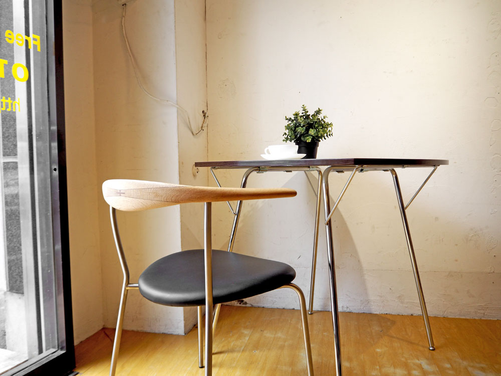 PPモブラー PP Mobler PP701 チェア オーク材 ステンレスフレーム 本革 ハンス・J・ウェグナー Hans J.Wegner 北欧家具 デンマーク ～ウェグナーが自邸用にデザインした、こだわりの一脚～