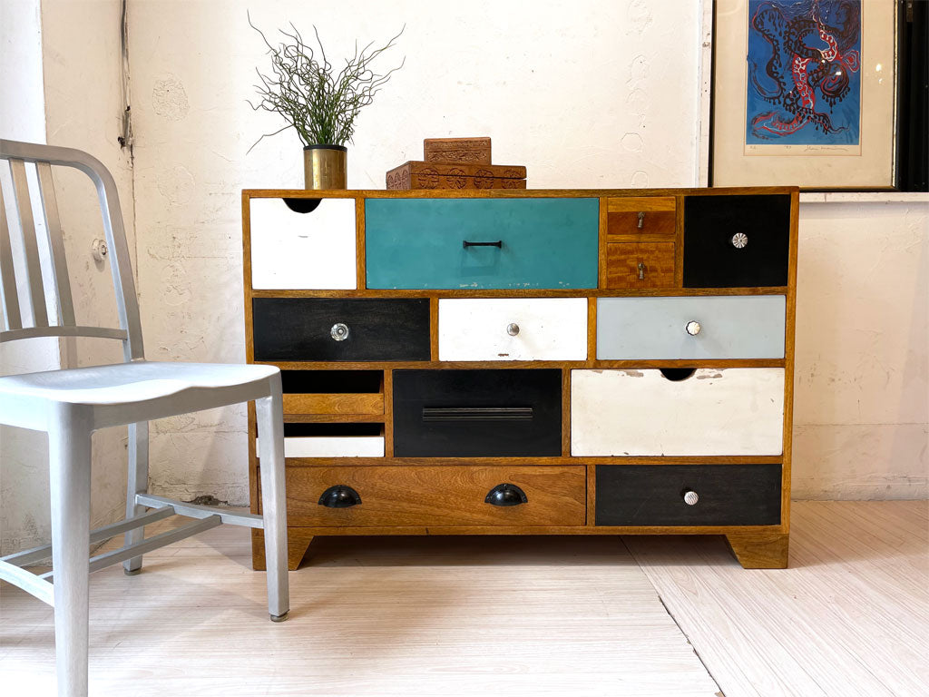 カレ・デザイン KARE design ババロウ イーユー 14ドロワーズ BABALOU EU 14Drawers キャビネット ドレッサー ドイツ 定価 ￥218,900- ～1つのチェストに14の個性～