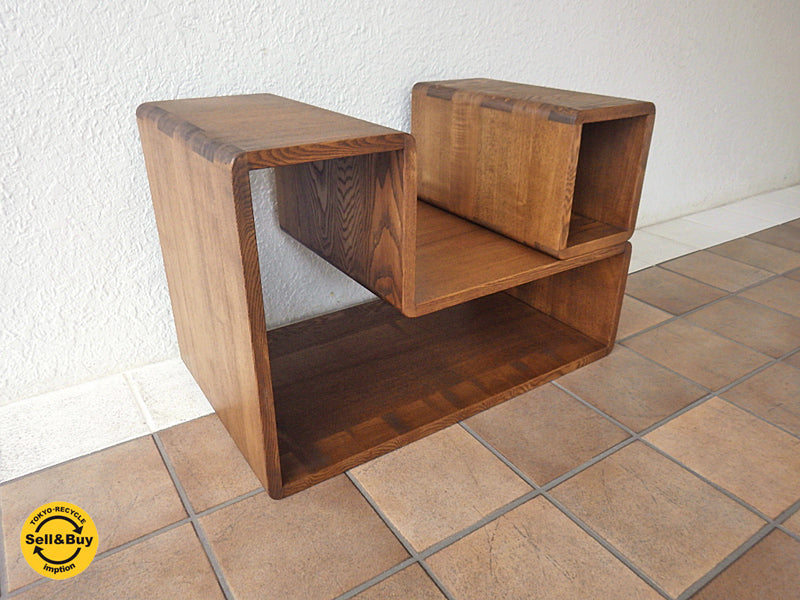 ジョイスタイル インテリア JOYSTYLE interior アッシュウッドファニチャー Ash Wood Furniture ソウル Soul-BR タモ無垢材 オープンラック セット （ シェルフ or テーブル or チェア... ） ～ オシャレで自由度満点な収納ラック！ ～ 【 買取と販売とレンタルのお店 】