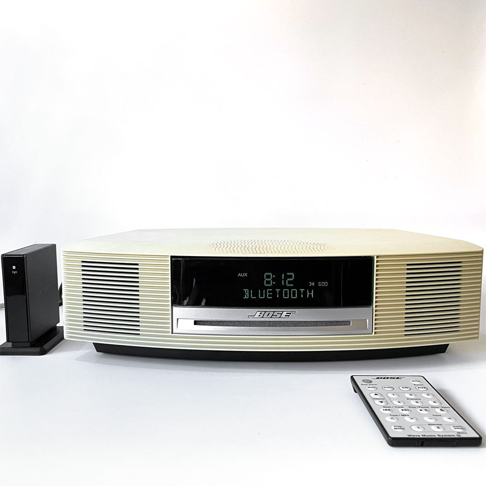 ボーズ BOSE ウェーブミュージックシステムⅢ Wave music systemⅢ CDレシーバー Bluetoothアダプター付 ～ 好きな音楽を気軽に良質なサウンドで聴ける