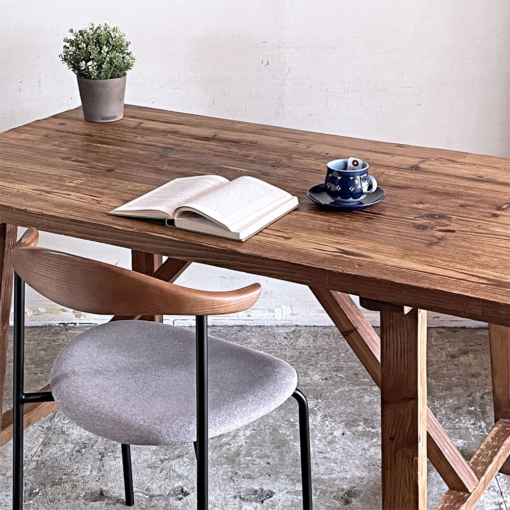 ダルトン DULTON ダイニングテーブル DINING TABLE S XP-001S 無垢古材 W138cm ビンテージスタイル ～ 家族の集まるまんなかに