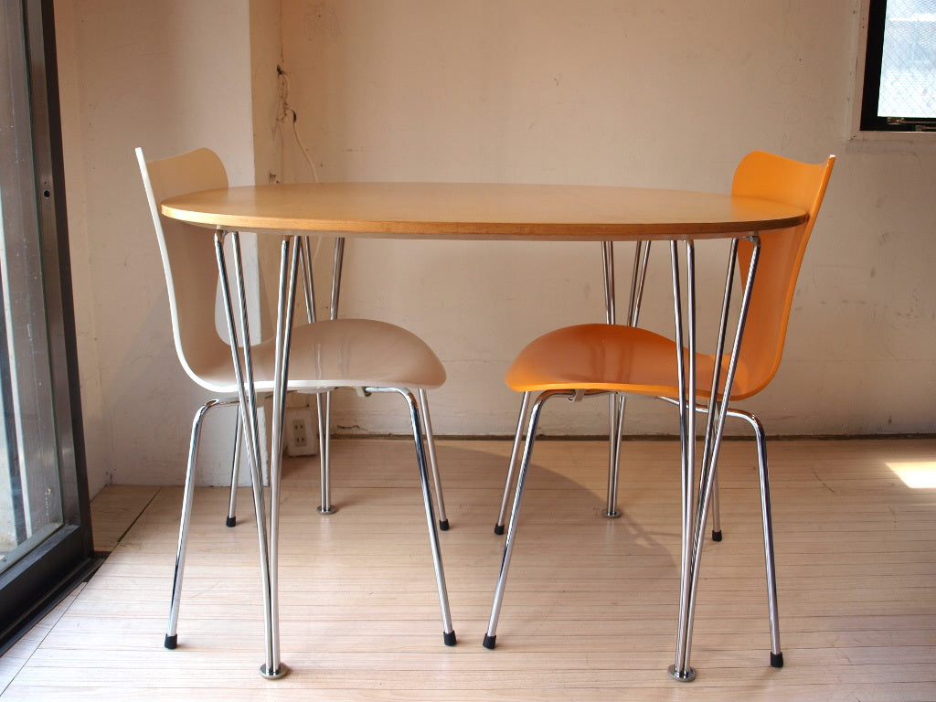 フリッツ ハンセン Fritz Hansen Bテーブル スーパー円テーブル ビーチ材 正規品 ピート ハイン ブルーノマットソン ★中古品 買い取りしました。下北沢店 出張買取もお任せ下さい。