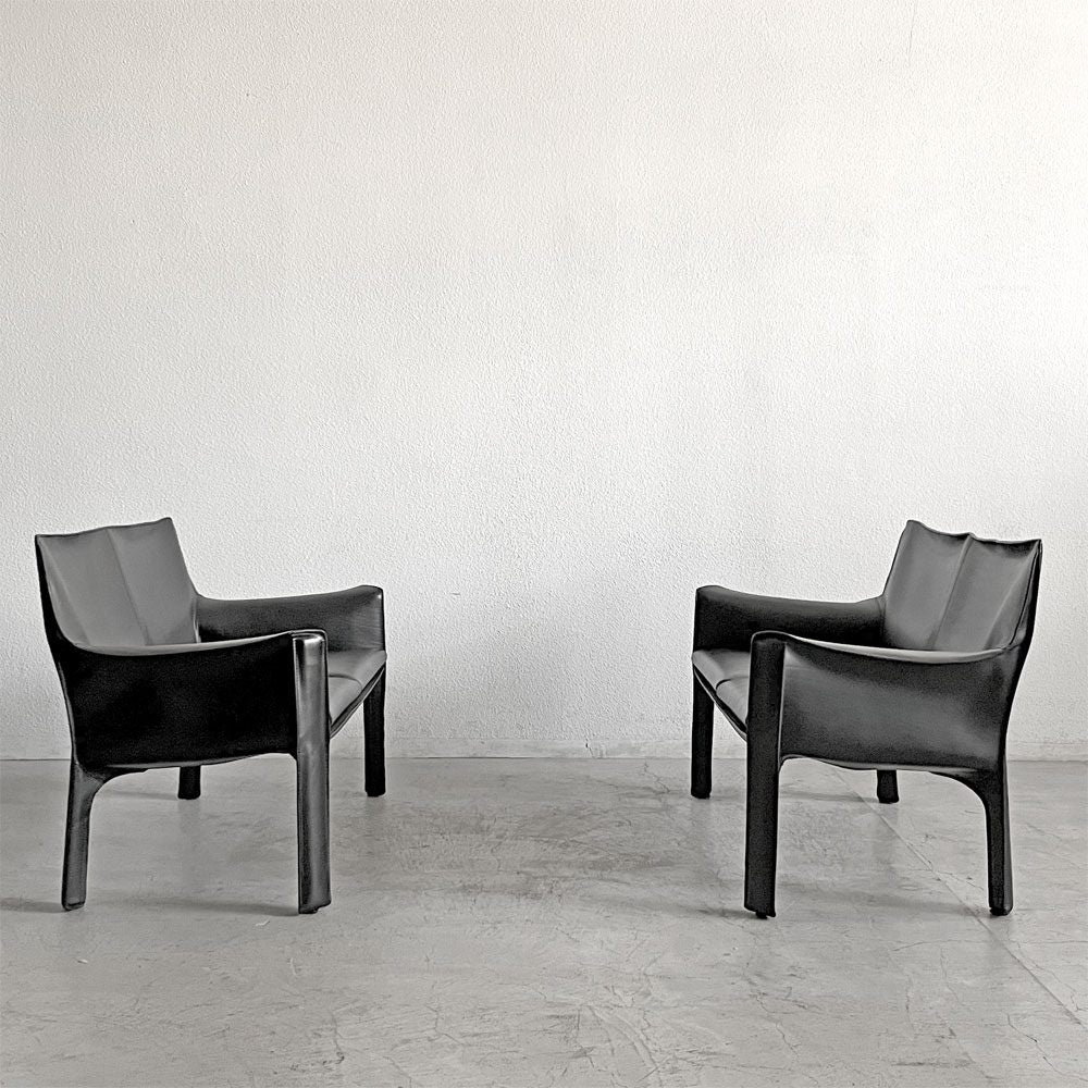 【登戸BASE EC店】カッシーナ Cassina 414 CAB ラウンジアームチェア 2シーター キャブチェア 買取させていただきました。