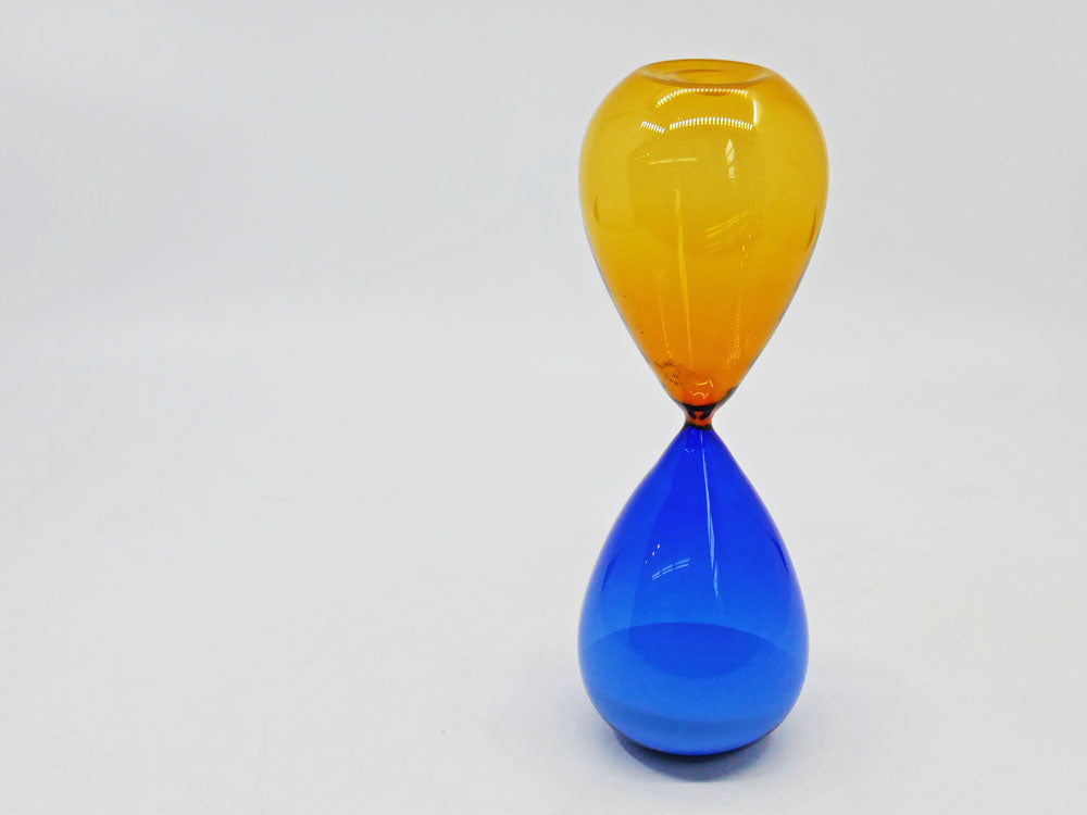 ヴォーゲル VOGEL 砂時計 Day＆night ガラス ブルー イエロー ハンドメイド ドイツ 箱付き 中古品 買い取りしました。