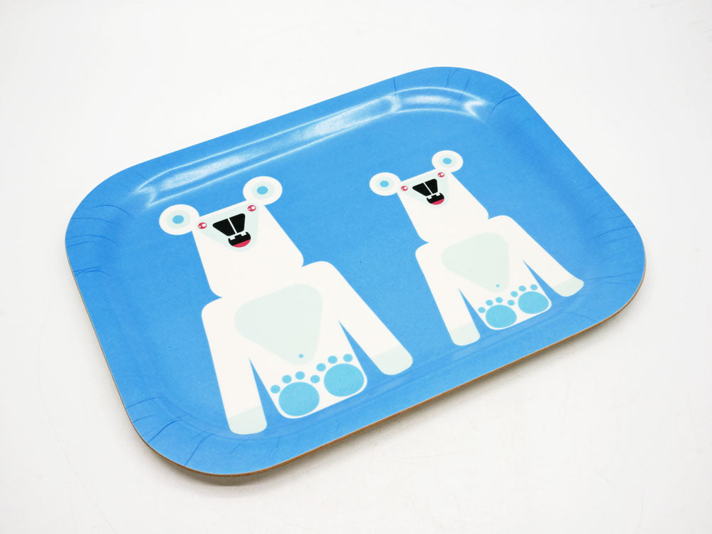 マリメッコ marimekko ヤーカルフ Jaakarhu キッチントレー 27×20.5cm シロクマ アイスベア Klaus Haapaniemi 廃番 希少 中古品 買い取りしました。