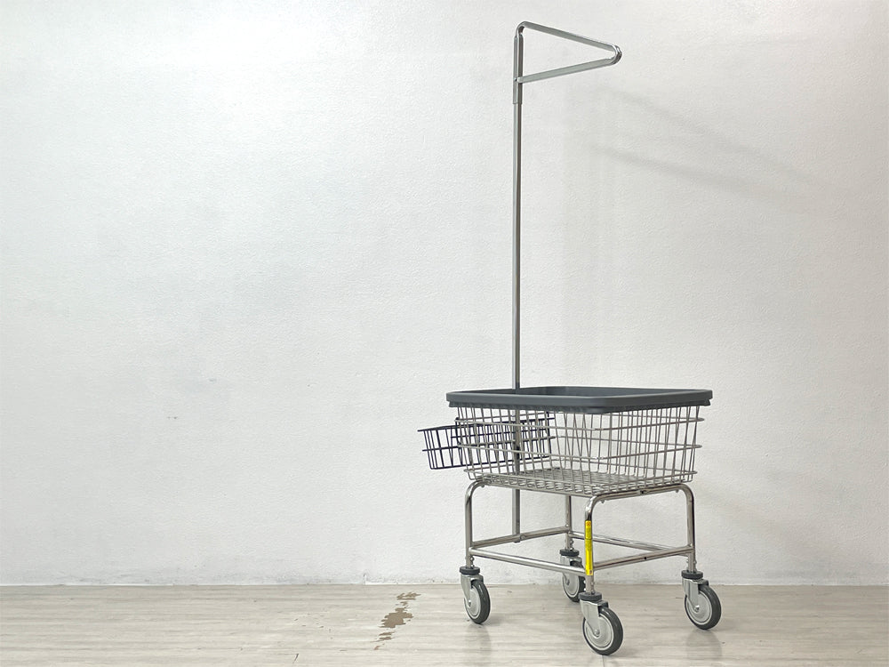 R&B ワイヤー プロダクツ R&B WIRE PRODUCTS ランドリーカート シングルポール アクセサリーバスケット付き ACCESSORY BASKET RB226 P.F.S取扱 USA 中古品 買い取りしました。