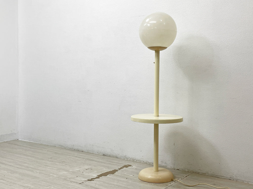 オリンピア Olympia Lunar 1 Globe Floor Lamp with Table フロアランプ テーブル付き ビンテージ スペースエイジ USミッドセンチュリー 希少 中古品 買い取りしました。