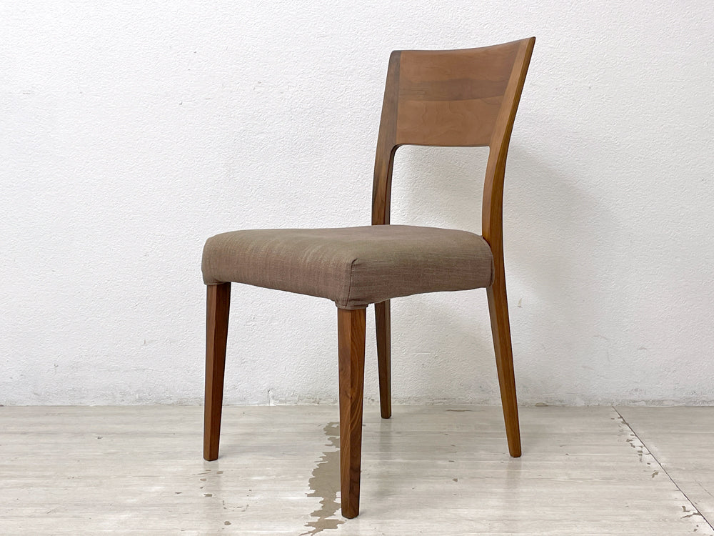 アクタス ACTUS モーグ MOOG チェア アームレス カバーリング ファブリック ウォールナット モダンデザイン 定価38,500円 A 中古品 買い取りしました。