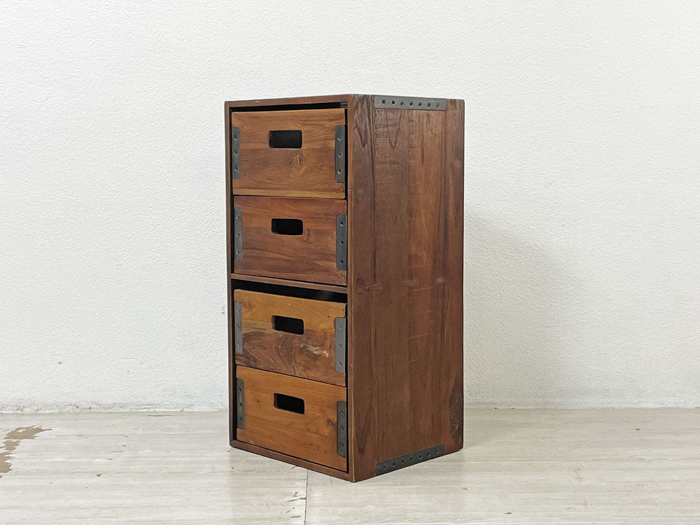 アクメファニチャー ACME Furniture トロイ オープンボックス TROY OPEN BOX S 2個セット オールドチーク アイアン 定価総額￥20,240- 中古品 買い取りしました。