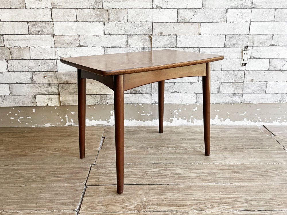 飛騨産業 HIDA キツツキ コーヒーテーブル サイドテーブル リビングテーブル デコラトップ ビーチ材 1952-1969年 ビンテージ 飛騨家具 ミッドセンチュリー 中古品 買い取りしました。
