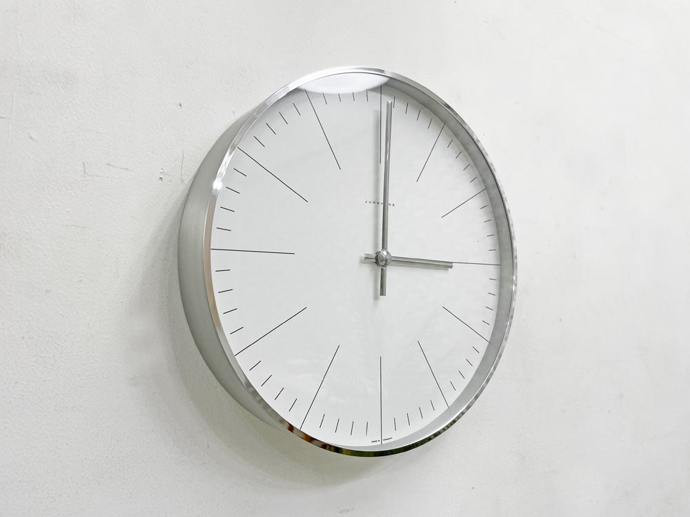 ユンハンス JUNGHANS マックスビル Max Bill ラインダイヤル Line Dial ウォールクロック 壁掛け時計 Φ30cm ドイツ 中古品 買い取りしました。