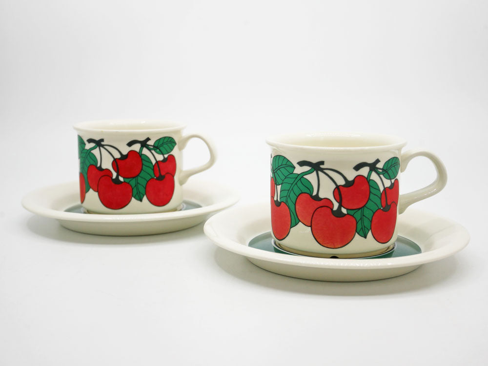 アラビア ARABIA キルシッカ Kirsikka カップ＆ソーサー C＆S Inkeri Leivo × Peter Winquist × Raija Uosikkine 北欧食器 中古品 買い取りしました。