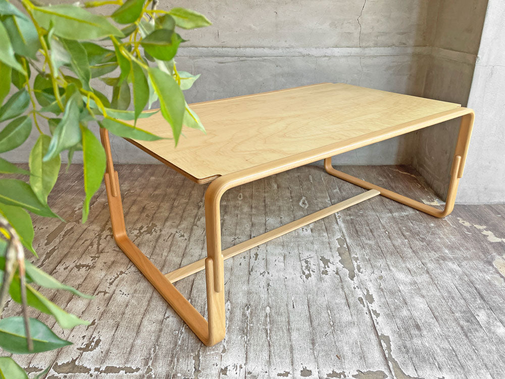 天童木工 Tendo Mシリーズ センターテーブル ローテーブル ブルーノ・マットソン Bruno Mathsson イタヤ・ホワイトビーチ材 定価￥97,900- ～北欧デザインを畳の上で～