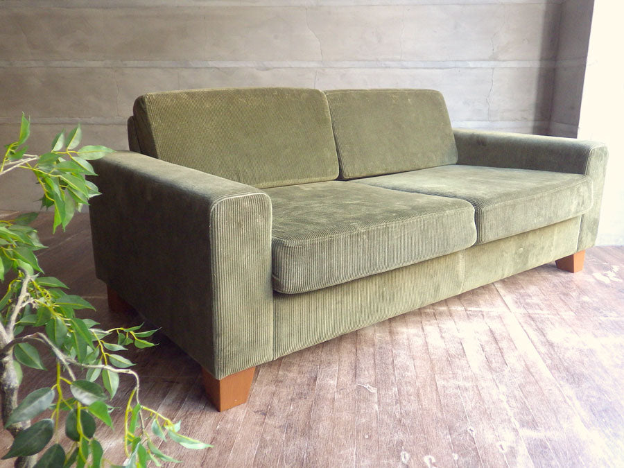 ジャーナルスタンダードファニチャー journal standard Furniture リヨン ソファ LYON SOFA 2P コーデュロイ生地 アッシュ材 ～コーデュロイ生地を使用した流行のデザイン～