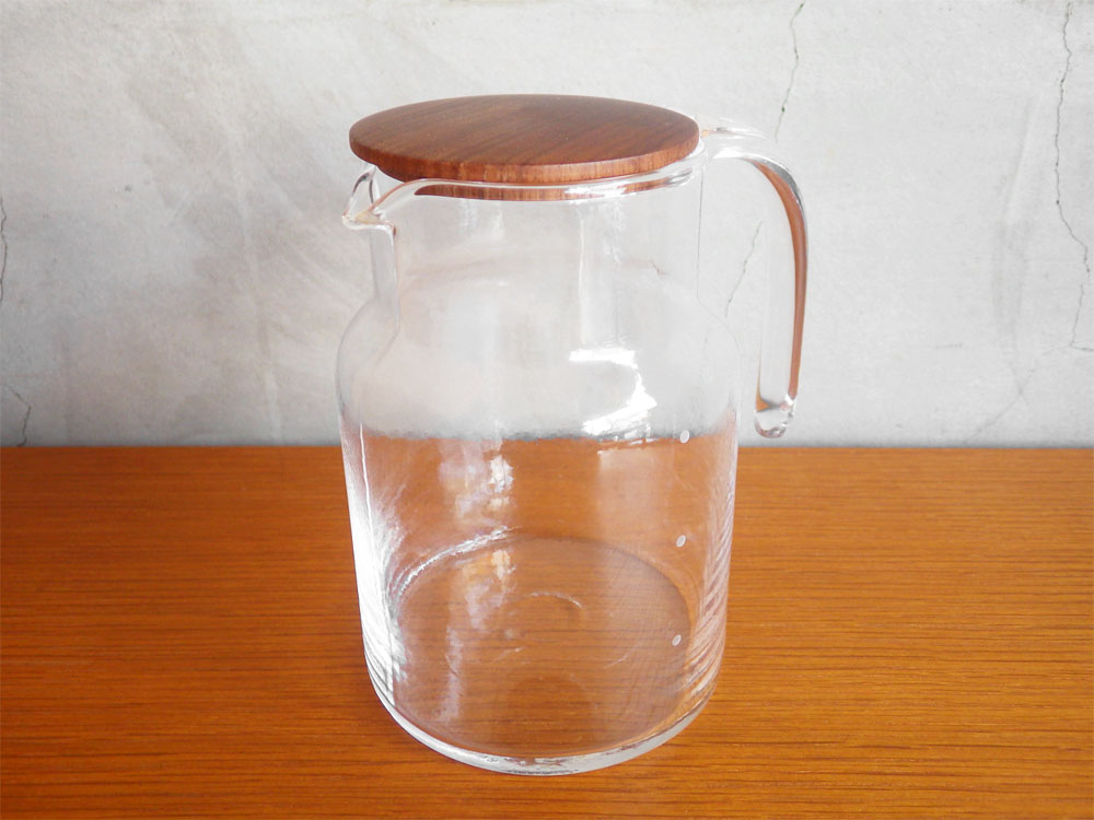 三谷龍二 Sghr 菅原工芸硝子 コーヒーサーバー ポット ピッチャー 山桜木蓋付き 現代作家 中古品 買い取りしました。