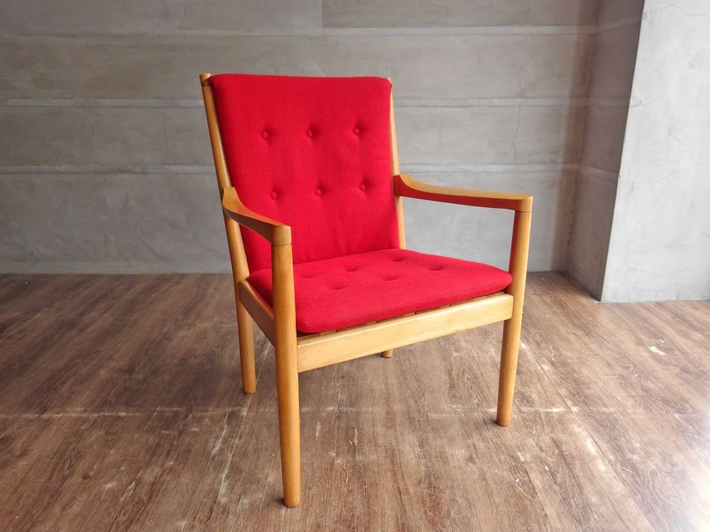 フリッツハンセン Fritz Hansen 1788 イージーチェア ビーチ材 ハンス・J・ウェグナー Hans J Wegner オリジナル ビンテージ デンマーク 北欧ビンテージ 中古品 買い取りしました。