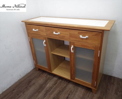 モモナチュラル MOMO natural ランド LAND キッチンカウンター ナチュラル ～ キッチンに優しい使い勝手を♪ 【買い取りと販売とレンタルのお店】