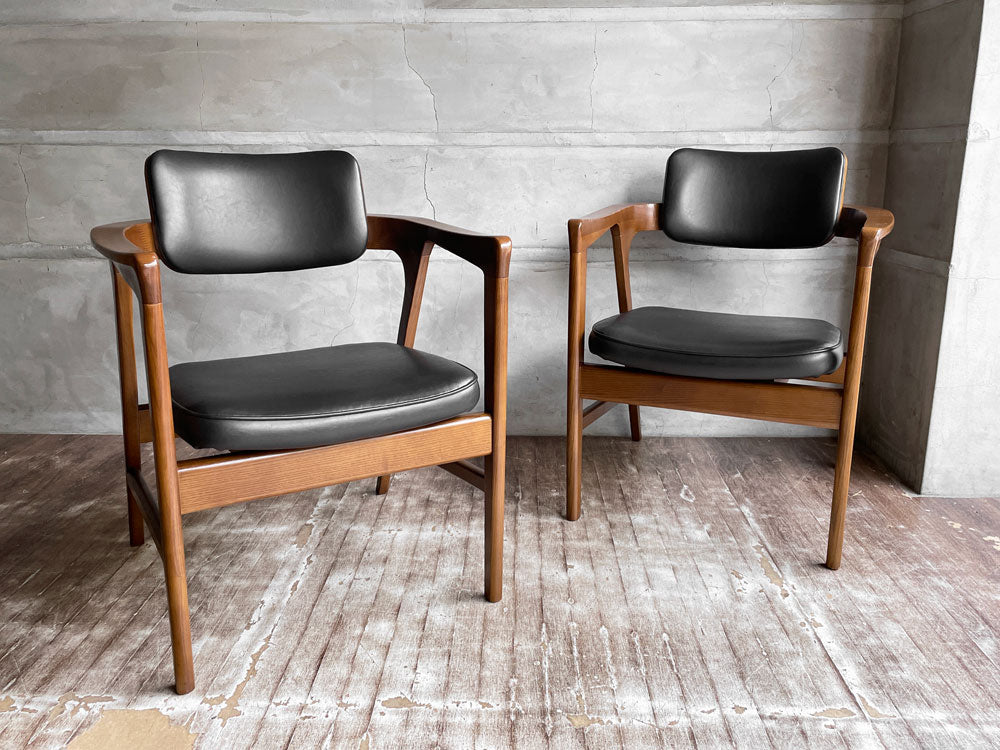 アクメファニチャー ACME Furniture ワーナー WARNER アームチェア ダイニングチェア PVCレザー ブラック カフェスタイル A＆B 中古品 買い取りしました。