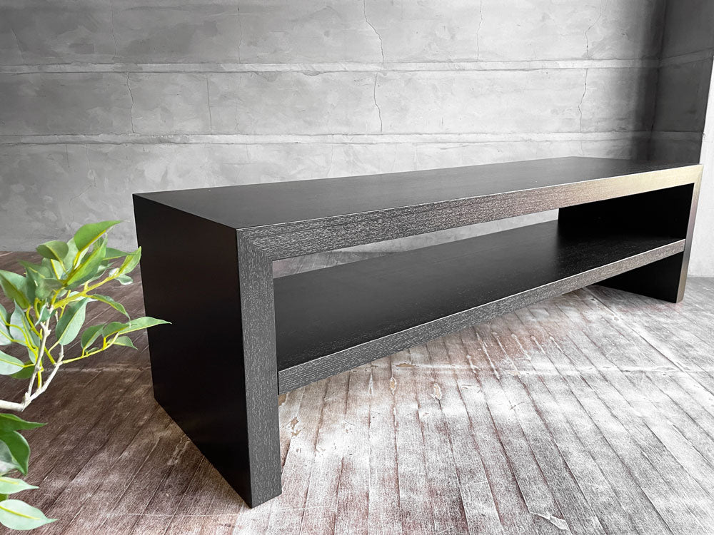 カッシーナイクスシー Cassina ixc ゼン ZEN AVボード テレビボード ホワイトアッシュ材 ダークブラウン カトリーヌ・メミ モダンデザイン 廃盤 中古品 買い取りしました。