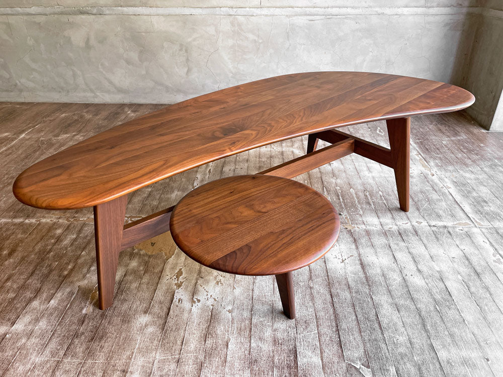 シギヤマ家具 SHIGIYAMA グリーンホームスタイル GREEN home style ユズ センターテーブル ビー YUZU CENTER TABLE B ウォールナット材 岩倉榮利 中古品 買い取りしました。