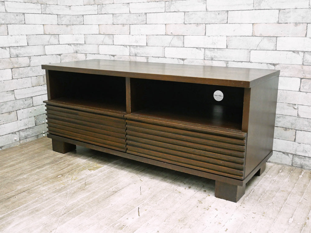 エーフラット a.Flat ルーバー Louver TVボード AVボード W120cm アジアンリゾートスタイル   中古品 買い取りしました。