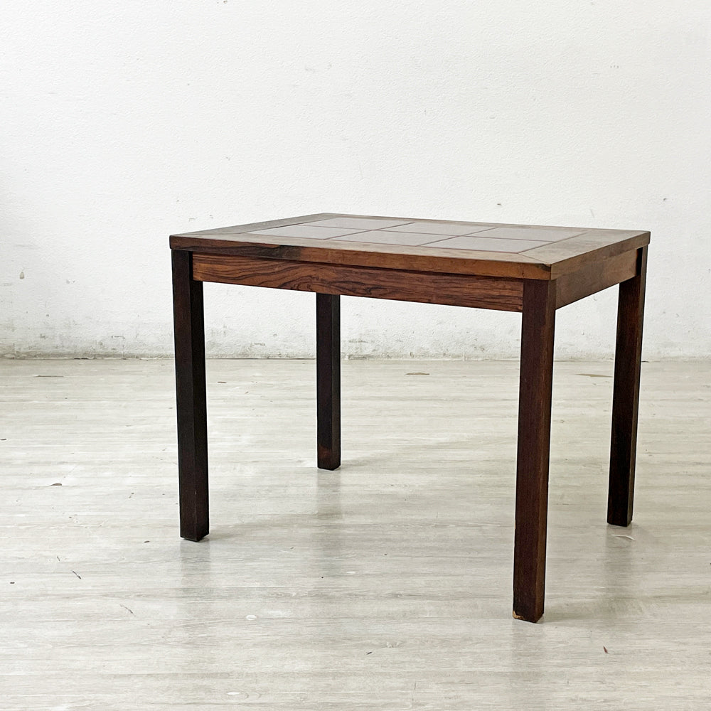 【祖師ヶ谷大蔵店】北欧ビンテージ Vintage サイドテーブル コーヒーテーブル タイルトップ ローズウッド 買取させていただきました。