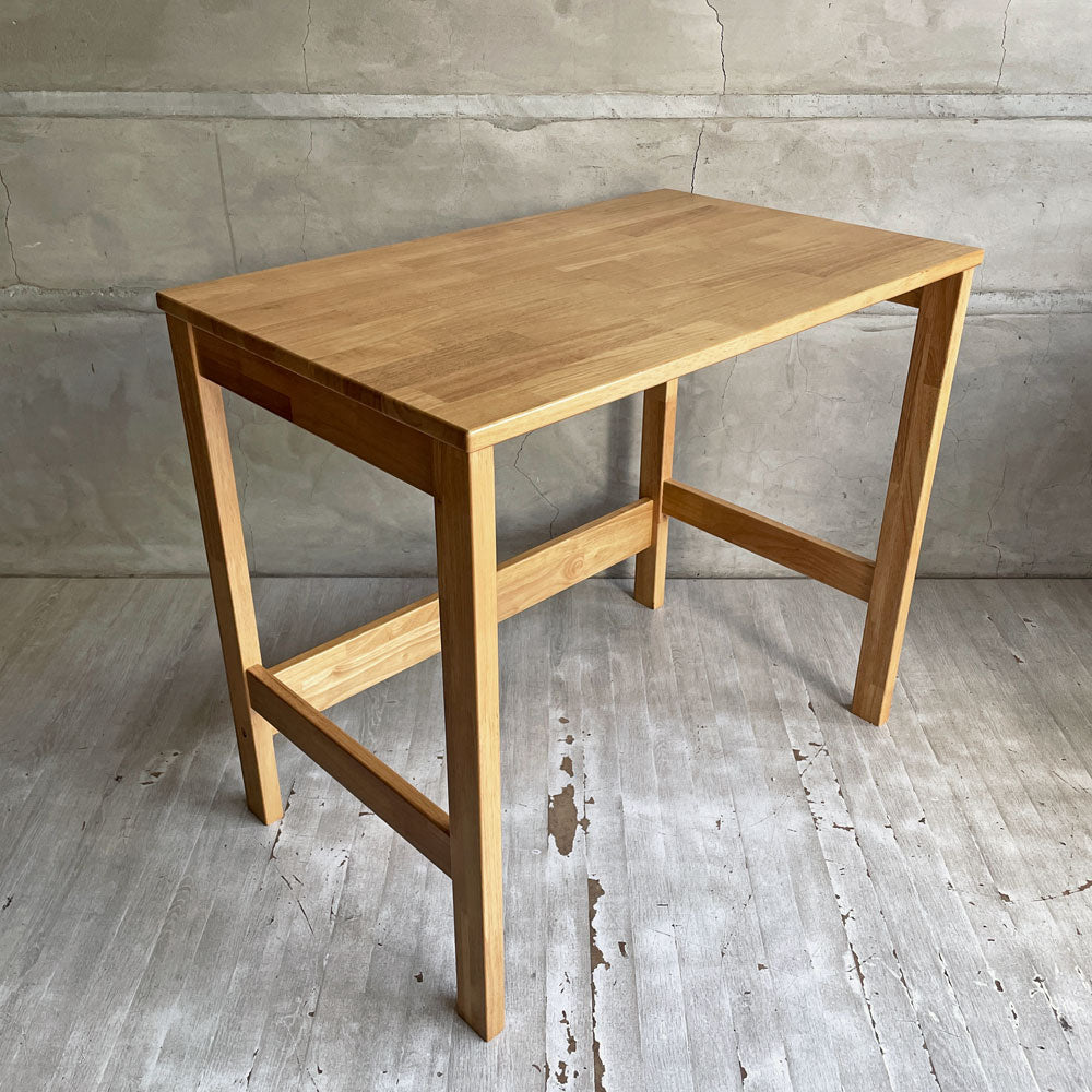 【学芸大学店】無印良品 MUJI 木製コンパクトデスク ラバーウッド無垢集成材 シンプルデザイン 定価￥12,900-  買取させていただきました。