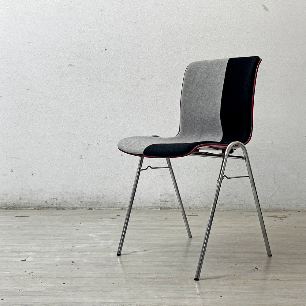 【祖師ヶ谷大蔵店】コトブキ KOTOBUKI 柳宗理 FRP サイドチェア 別注 レッドシェル オリジナルファブリック スタッキングベース ジャパニーズミッドセンチュリー ビンテージ 高サイズ 買取させていただきました。