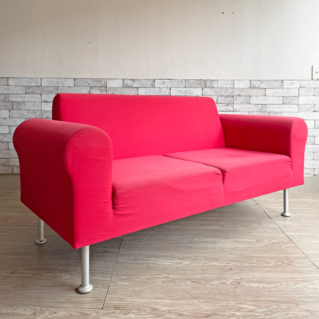 ヴィトラ Vitra. チェスターフィールド ソファ 2シーター Chesterfield Sofa ジャスパー モリソン Jasper Ｍorrison レッド 廃番 中古品 買い取りしました。