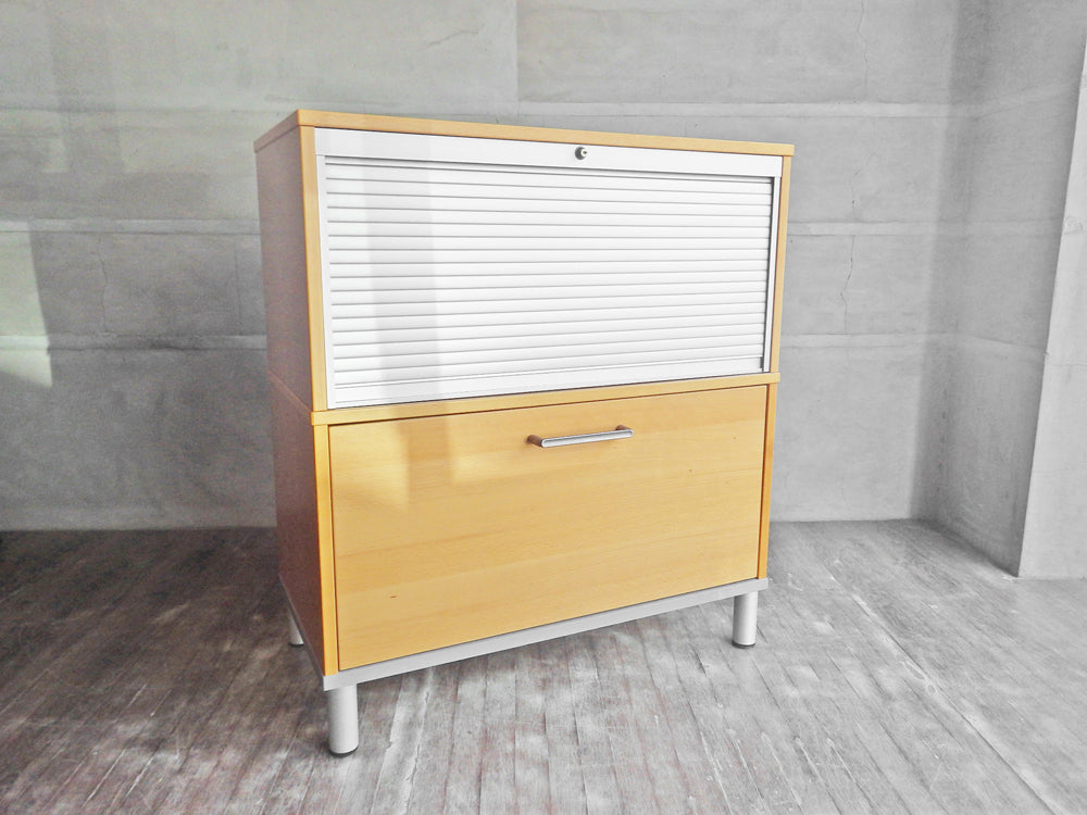 イケア IKEA EFFEKTIV キャビネット シャッター ビーチ無垢材 オフィス家具 スウェーデン 北欧 中古品 買い取りしました。