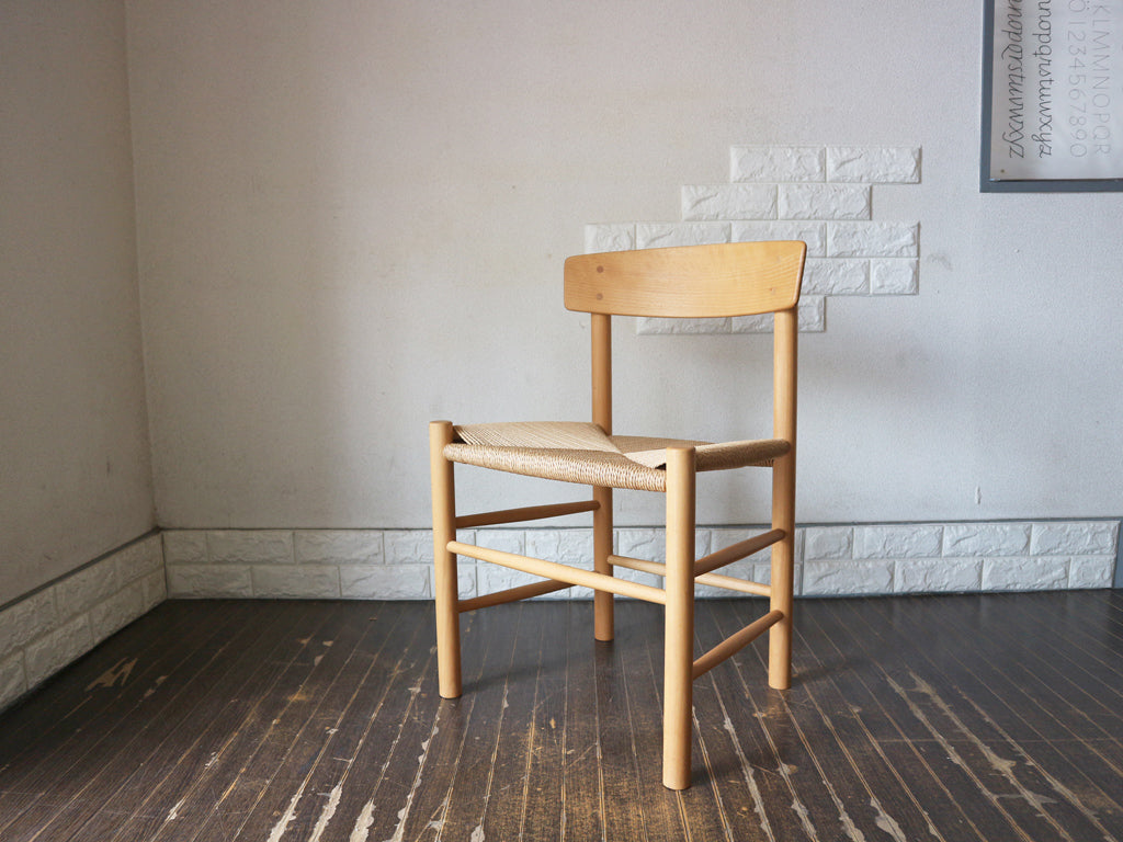 フレデリシア FREDERICIA J39 シェーカーチェア ピープルズチェア ビーチ材 ソープフィニッシュ ナチュラルペーパーコード ボーエ・モーエンセン 北欧家具 座面高42.5cm 中古品  買い取りしました。
